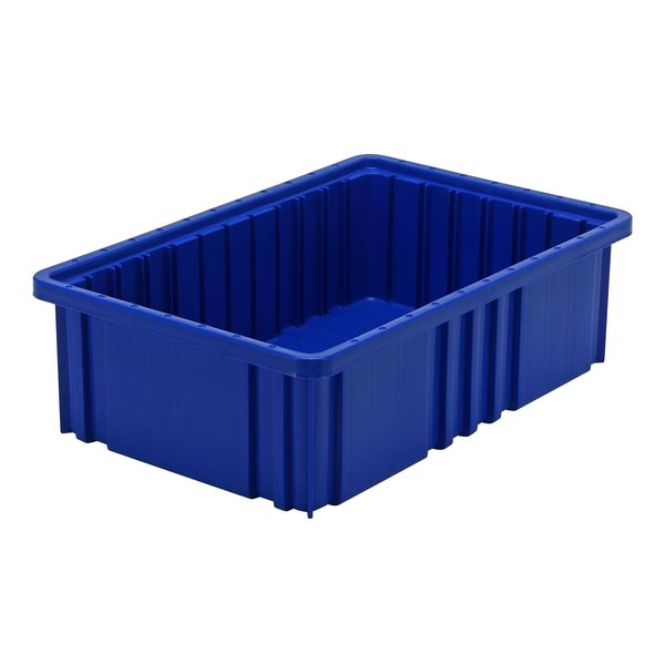 Quantum Storage Systems Divider Box, Blue, Polypropylene, 10 7/8 in W, 5 in H DG92050BL